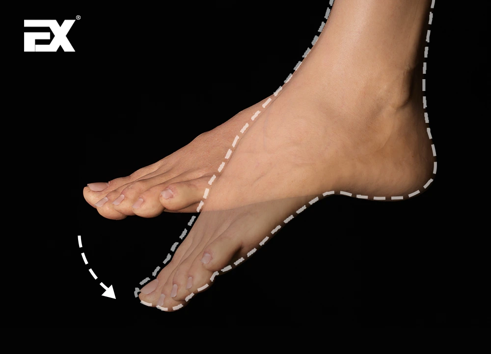 EXDOLL脚指骨,前脚掌可以弯折。